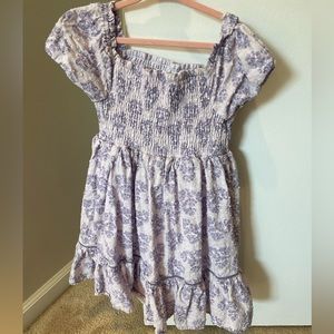 Girls size 7 Lavender and Purple floral dress